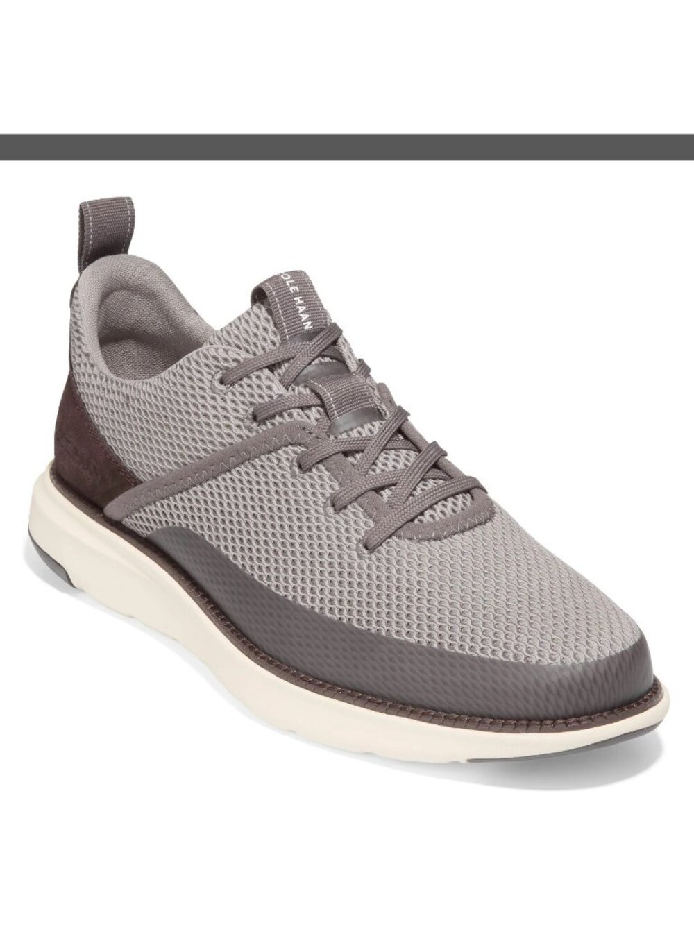 Cole Haan Men's Grand Atlantic Sneaker Oxford Shoes Storm Cloud / Brown Size 9.5
